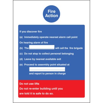 Fire Action Standard (Dialled Manually)