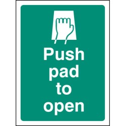 Push Pad to Open