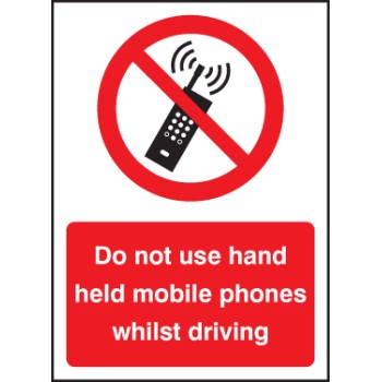 Do Not Use Hand Held Mobiles Driving