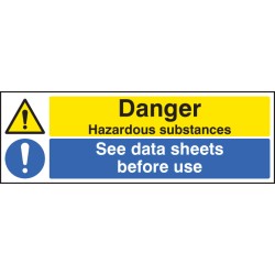 Danger - Hazardous Substances See Data Sheets