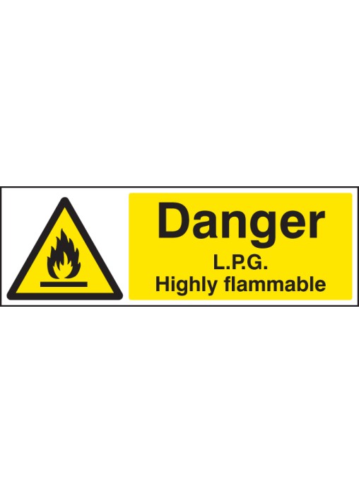 Danger Lpg Highly Flammable