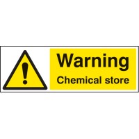 Warning - Chemical Store