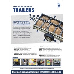 Trailer Inspection Checklist - Poster (A2)