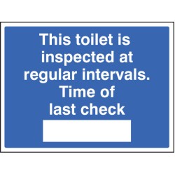 This Toilet Is Inspected (Space for Time)