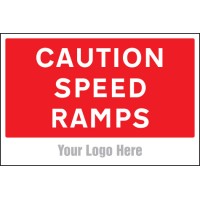 Caution - Speed Ramps - Add a Logo - Site Saver