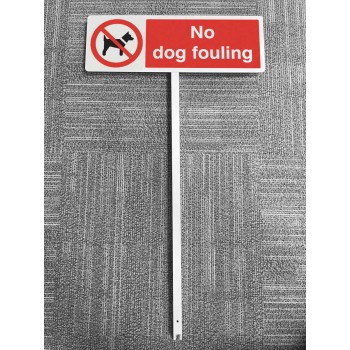 No Dog Fouling - Verge Sign