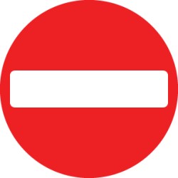 No Entry - Class R2 - Permanent