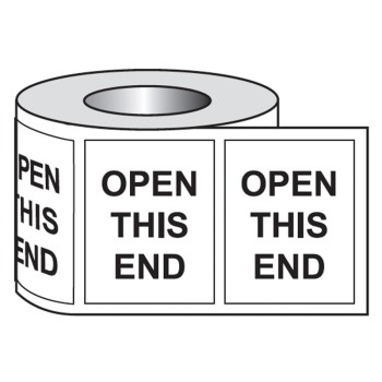 Open this End - Labels (Roll of 250)