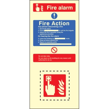 Fire Action & Call Point Set - Operate Alarm - Phone Brigade - Attack Fire