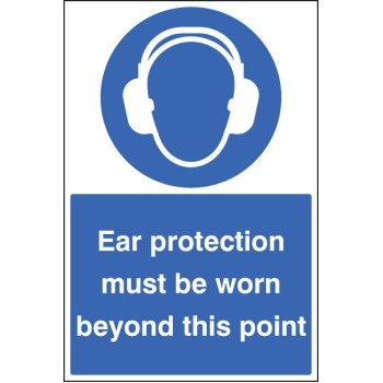 Ear Protection Must be Worn - Floor Graphic