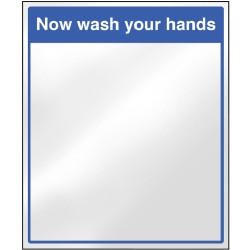 Mirror Message - Now Wash Your Hands