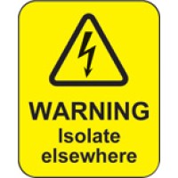 Warning - Isolate Elsewhere Labels