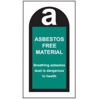 Asbestos Free Material Labels