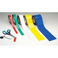 White Magnetic Easy-Wipe Strip - 20mm wide