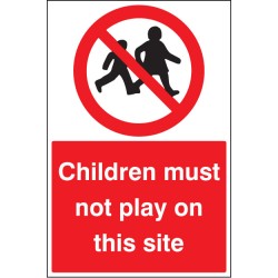 Children Must Not Play On this Site